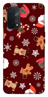 Чехол на Oppo A54 5G / A74 5G Новогодний v6 фото 1 из 1