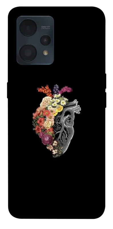 Чохол на Realme 9 4G / 9 Pro+ Heart with flowers фото 1 з 1