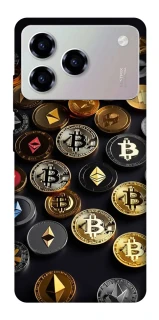 Чехол на ZTE Blade A76 Many coins фото 1 из 1