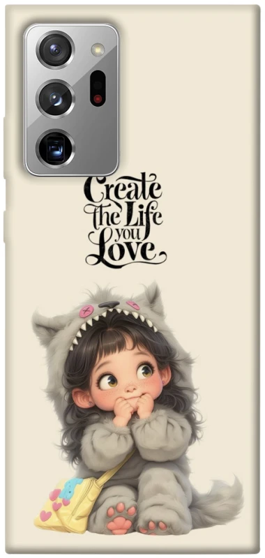 Чохол на Samsung Galaxy Note 20 Ultra Create the life you love фото 1 з 1