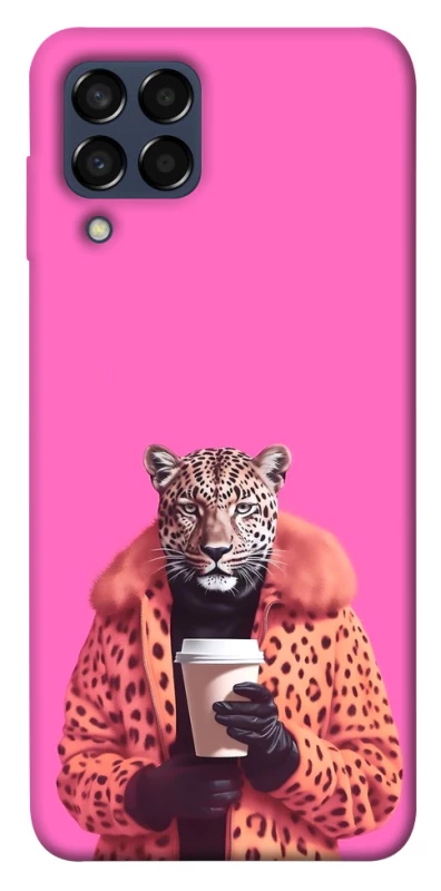 Чохол на Samsung Galaxy M33 5G Леопард з кавою фото 1 з 1