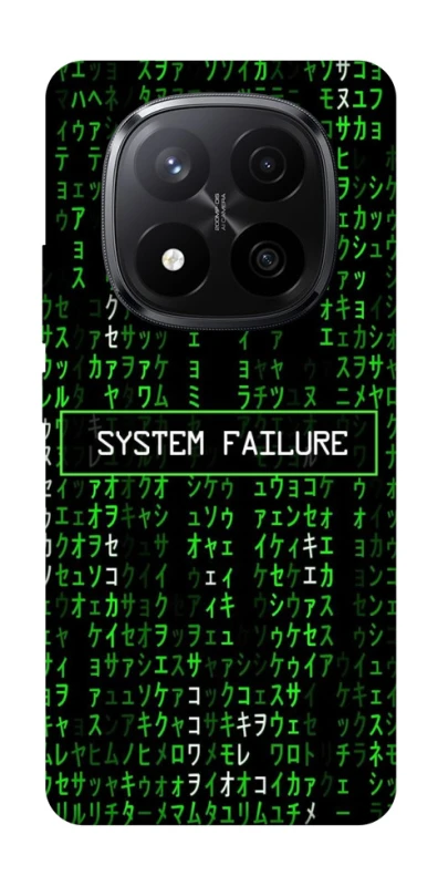 Чехол на Xiaomi Redmi Note 14 Pro+ 5G Matrix system failure фото 1 Чехол на Xiaomi Redmi Note 14 Pro+ 5G Matrix system failure фото 1 из 1