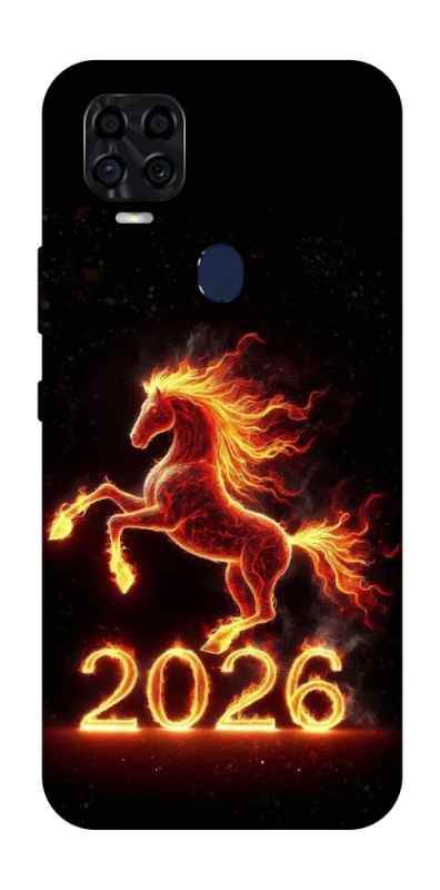 Чохол на ZTE Blade v2020 Red Fire Horse ver.1 фото 1 з 1