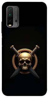 Чохол на Xiaomi Redmi 9T Golden Skull фото 1 з 1