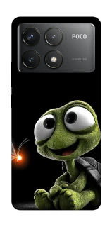 Чехол на Xiaomi Poco F6 Pro Funny turtle фото 1 из 1