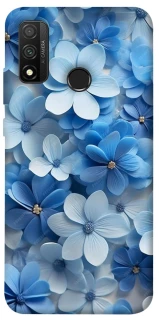 Чехол на Huawei P Smart (2020) Синие цветы фото 1 из 1