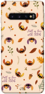 Чехол на Samsung Galaxy S10 Fall in love with Stitch фото 1 Чехол на Samsung Galaxy S10 Fall in love with Stitch фото 1 из 1