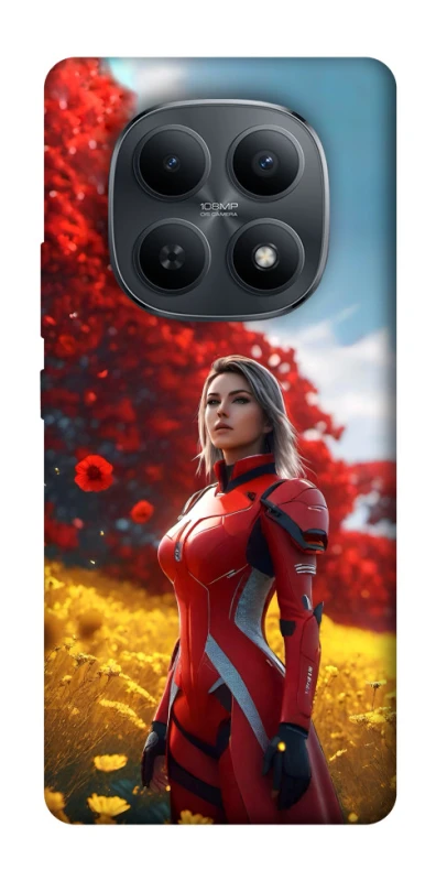 Чохол на Xiaomi Redmi Note 15 4G/5G (EU) Cyber space girl ver.5 фото 1 з 1