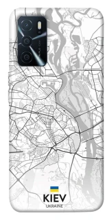 Чехол на Oppo A16s / A16 Kiev white map фото 1 из 1