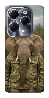 Чехол на Infinix Hot 40 Pro Слон защитник фото 1 из 1