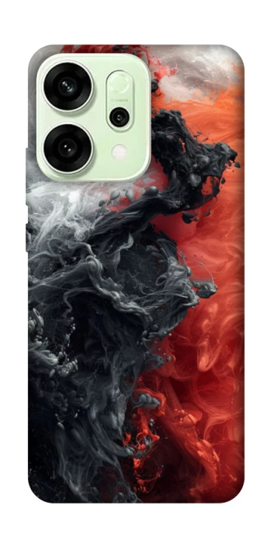 Чохол на Oppo Reno 14 Black and Red фото 1 з 1