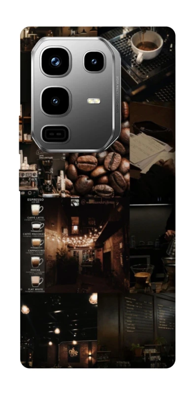 Чехол на Infinix Note 50 Pro Coffee collage ver.1 фото 1 из 1
