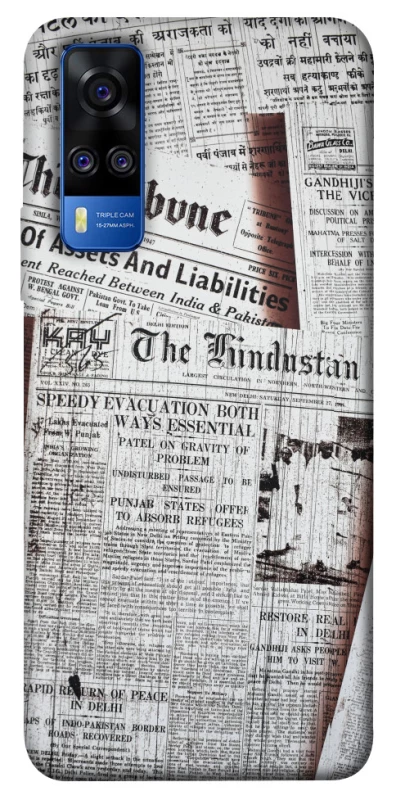 Чохол на Vivo Y51a Газети фото 1 з 1