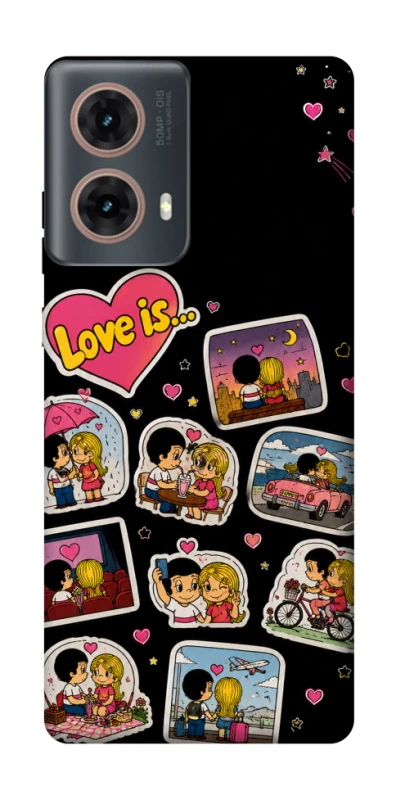 Чохол на Motorola Moto G85 Love is ver.3 фото 1 з 1
