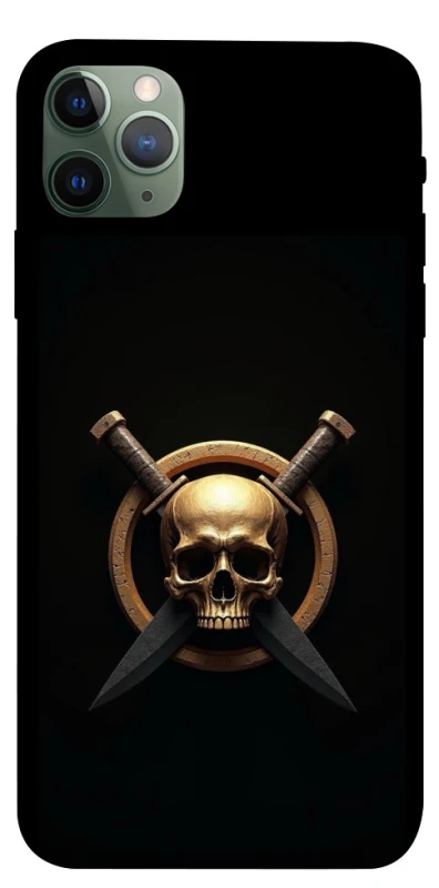 Чохол на Apple iPhone 11 Pro Max (6.5") Golden Skull фото 1 з 1