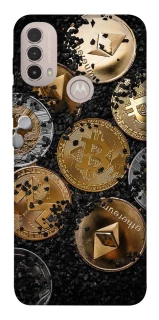 Чехол на Motorola Moto E40 Many coins v2 фото 1 из 1