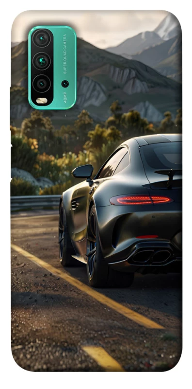 Чохол на Xiaomi Redmi Note 9 4G / Redmi 9 Power Car in the mountains фото 1 з 1