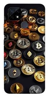 Чехол на Realme C21Y Many coins фото 1 из 1