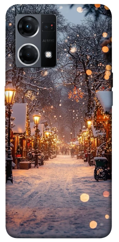 Чохол на Oppo Reno 7 4G Новорічний v50 фото 1 з 1