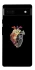 Чохол на Google Pixel 6a Heart with flowers фото 1 з 1