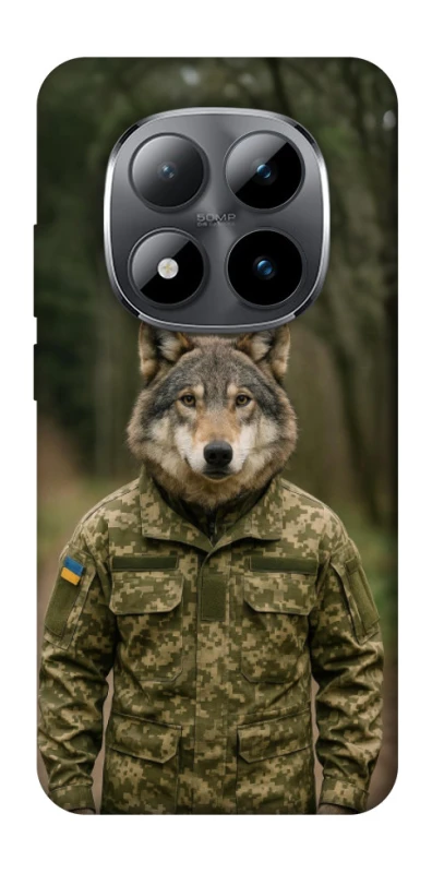 Чохол на Xiaomi Redmi Note 15 Pro 5G Вовк захисник фото 1 з 1