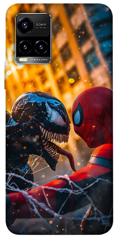 Чохол на Vivo Y21 / Y33s Venom vs Spiderman фото 1 з 1
