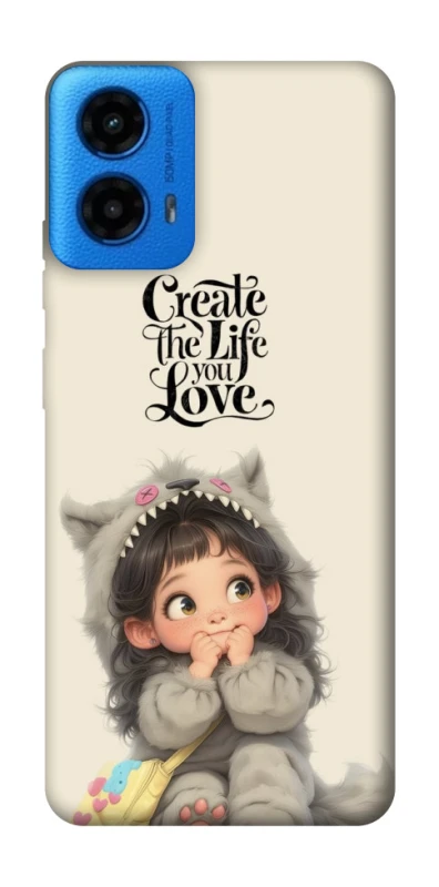 Чохол на Motorola Moto G45 Create the life you love фото 1 з 1