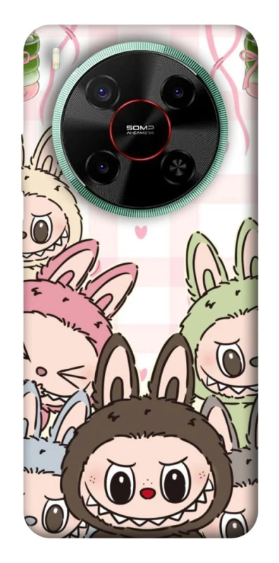 Чохол на ZTE Nubia V70 Max All Labubu 2 фото 1 з 1