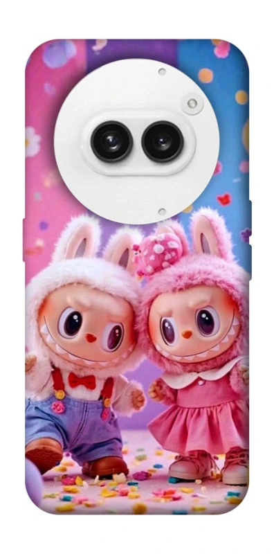 Чохол на Nothing Phone (2a) Labubu twins ver.3 фото 1 з 1