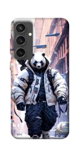 Чехол на Samsung Galaxy S24 FE Панда курьер фото 1 из 1