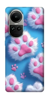 Чехол на Oppo Reno 10 Cat paw фото 1 из 2