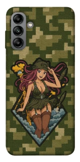 Чохол на Samsung Galaxy A04s Military Waifu фото 1 з 1