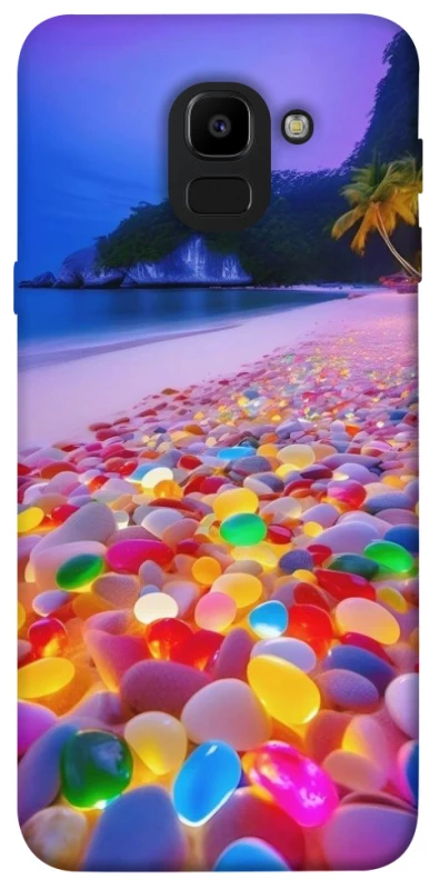 Чохол на Samsung J600F Galaxy J6 (2018) Каміння світиться на березі фото 1 з 1