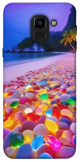 Чохол на Samsung J600F Galaxy J6 (2018) Каміння світиться на березі фото 1 з 1