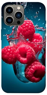 Чехол на Apple iPhone 12 Pro Max (6.7") Малинка в воде фото 1 из 1