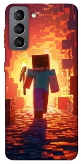 Чехол на Samsung Galaxy S21 FE Minecraft adventure фото 1 из 1