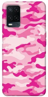 Чехол на Oppo A54 4G camouflage pink фото 1 из 1