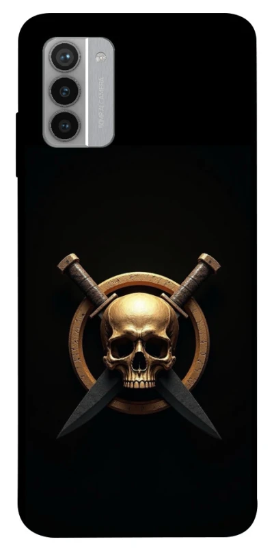 Чехол на Nokia G42 Golden Skull фото 1 из 1