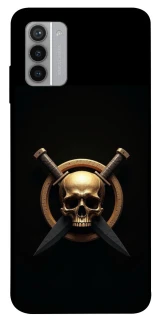 Чехол на Nokia G42 Golden Skull фото 1 из 1