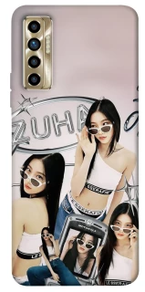 Чехол на TECNO Camon 17P Kazuha v2 - LE SSERAFIM фото 1 из 1