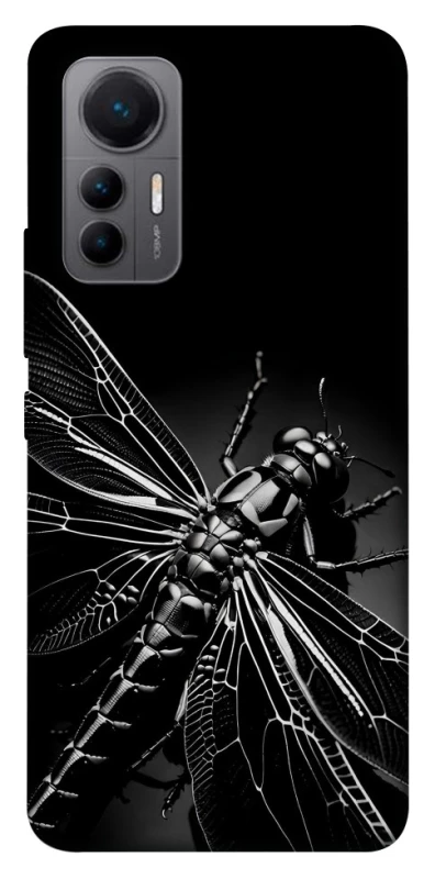 Чехол на Xiaomi 12 Lite Black dragonfly фото 1 из 1