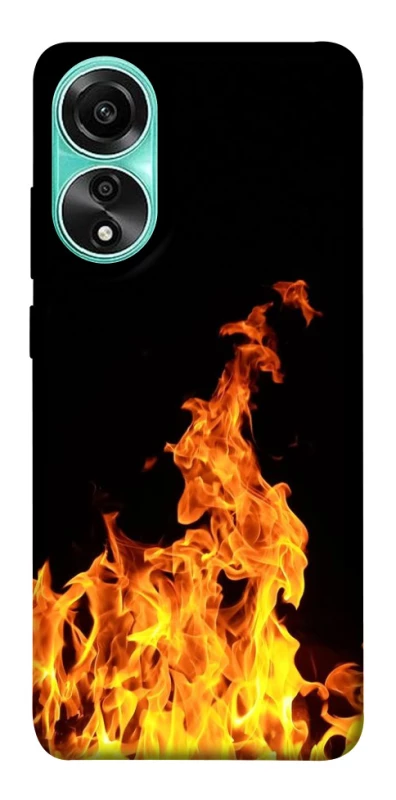 Чехол на Oppo A78 4G Огонь фото 1 из 1