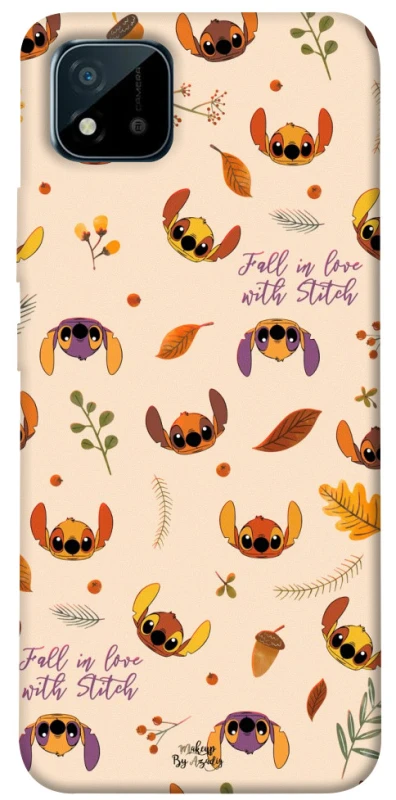 Чехол на Realme C20 Fall in love with Stitch фото 1 Чехол на Realme C20 Fall in love with Stitch фото 1 из 1