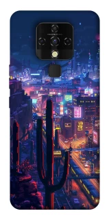 Чехол на TECNO Camon 16 SE Night city фото 1 из 1