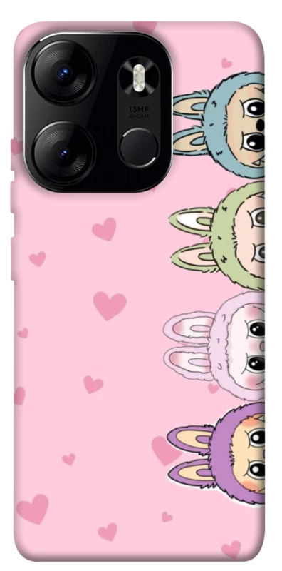 Чохол на Tecno Spark Go 2023 All Labubu 4 фото 1 з 1