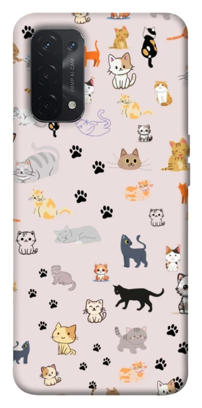 Чохол на Oppo A54 5G / A74 5G Cat style ver.1 фото 1 з 1