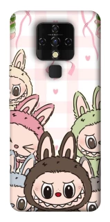 Чохол на TECNO Camon 16 SE All Labubu 2 фото 1 з 1