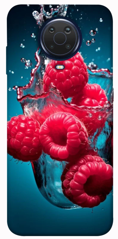 Чохол на Nokia G20 / G10 / 6.3 Малинка у воді фото 1 з 1