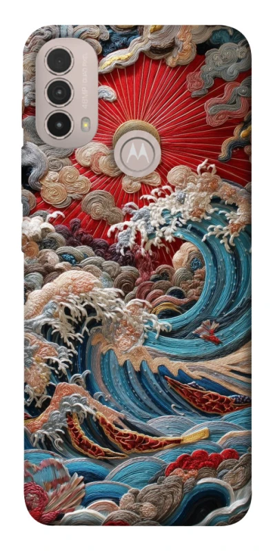 Чохол на Motorola Moto E40 Japa wave ver.2 фото 1 з 1
