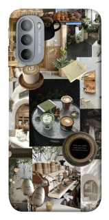 Чехол на Motorola Moto G31 Coffee collage ver.4 фото 1 из 1